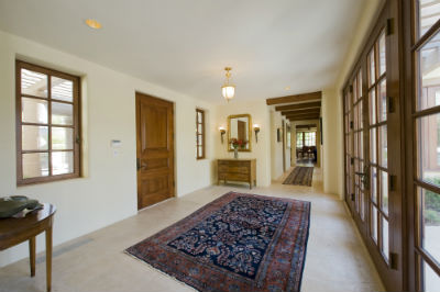 Interior Hallway with Persian Rugs